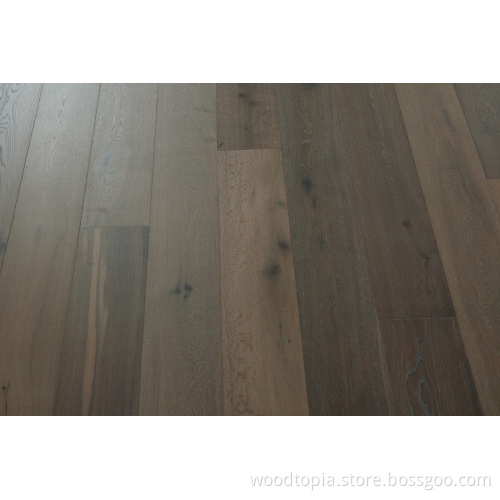Supply solid flooring Oak engineered dark wood flooring